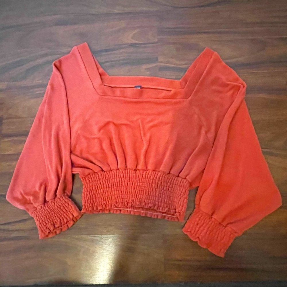 Free People crop top | Burnt Orange | Size: XS